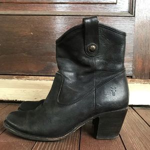 Black Frye ankle boots